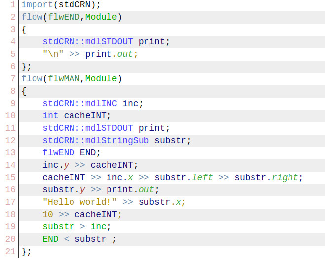 data flow programming